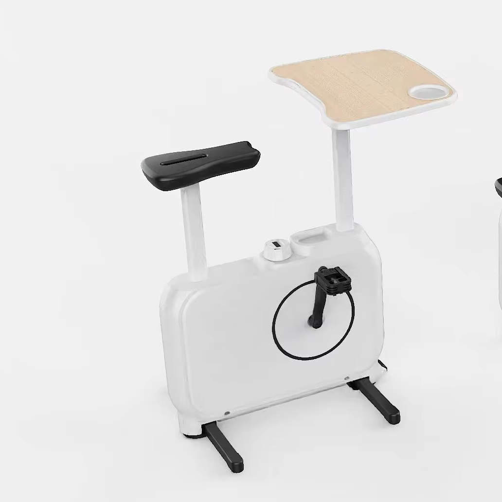 Exercise Bike Magnetic Resistance - Adjustable Foldable Desk Exercise Bike 8‑Level