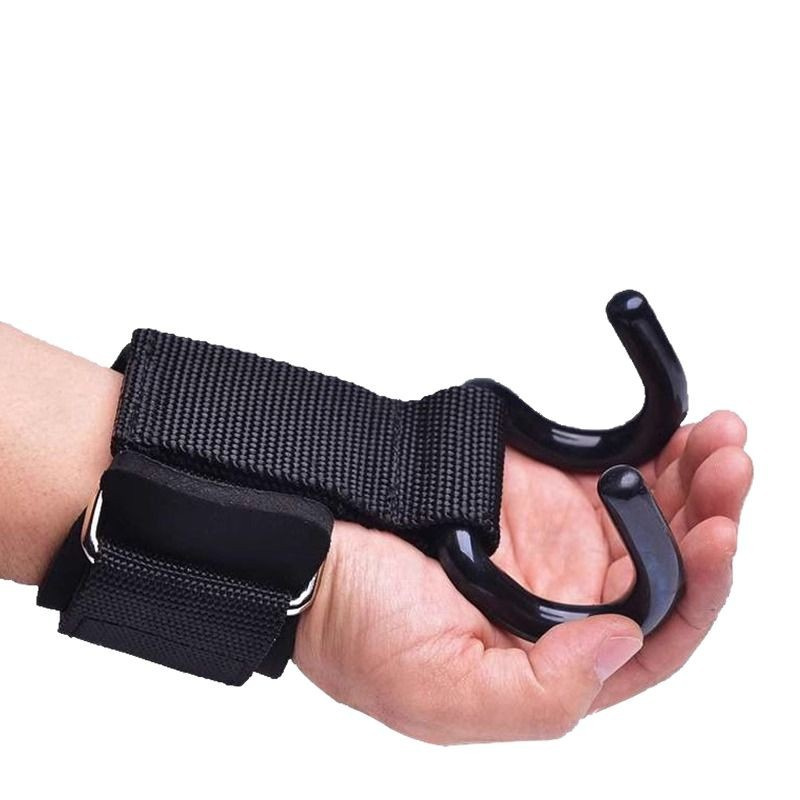 【F】2Pcs Weight Lifting Hooks H - Wrist Wraps Weightlifting Support 评论和价格