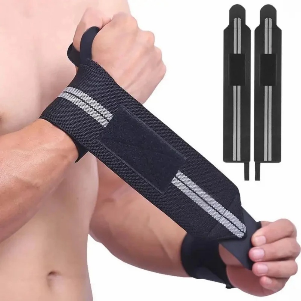 2 pcs Elastic Wrist Wraps, Wri - Wrist Wraps Weightlifting Support 评论和价格