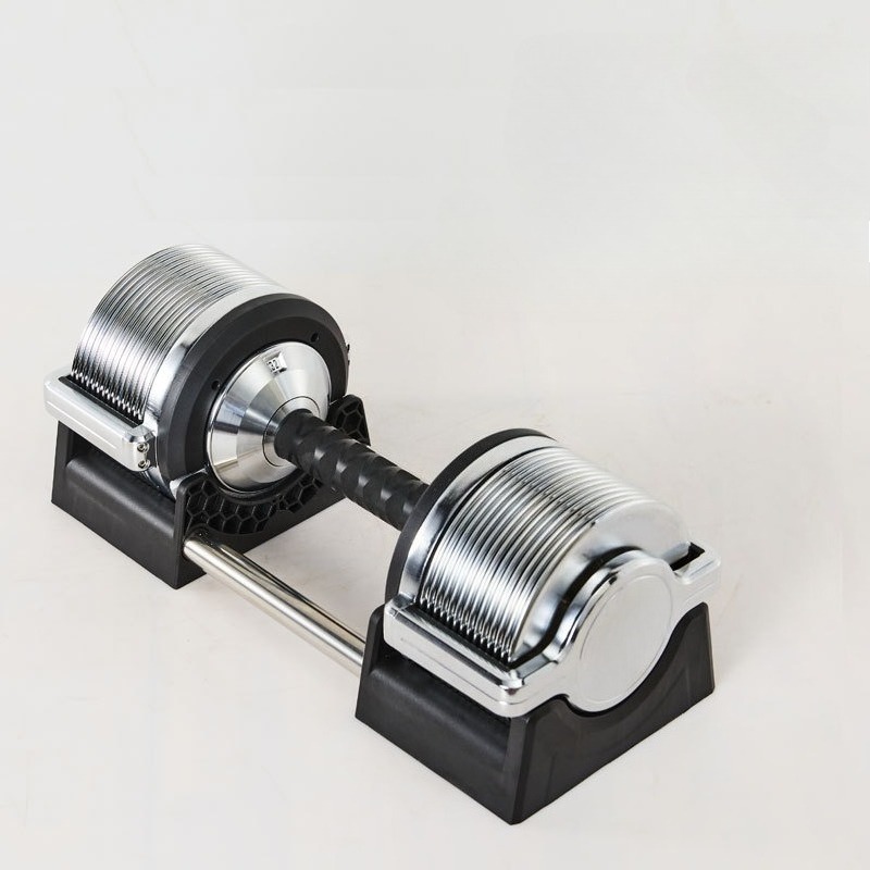 32kg Per Dumbbell Silver Adjus - Adjustable Dumbbell Pair 40Kg 评论和价格